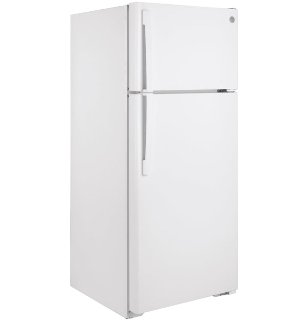 GE 17.5-cu ft Top-Freezer Refrigerator ( White ) ENERGY STAR Certified