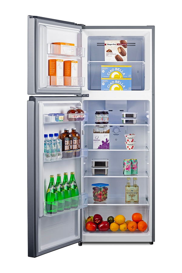 Summit Appliance 11.5-cu ft Counter-Depth Top-Freezer Refrigerator ( Stainless steel look ) ENERGY STAR Certified