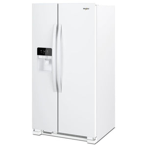Whirlpool 24.5-cu ft Side-by-Side Refrigerator with Ice Maker ,Water and Ice Dispenser ( White )