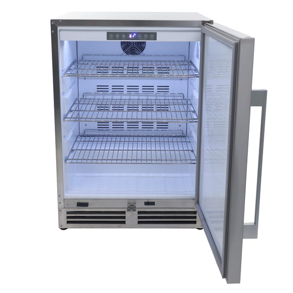 Avanti 5.4-cu ft Mini Fridge ( Stainless Steel ) Garage Ready