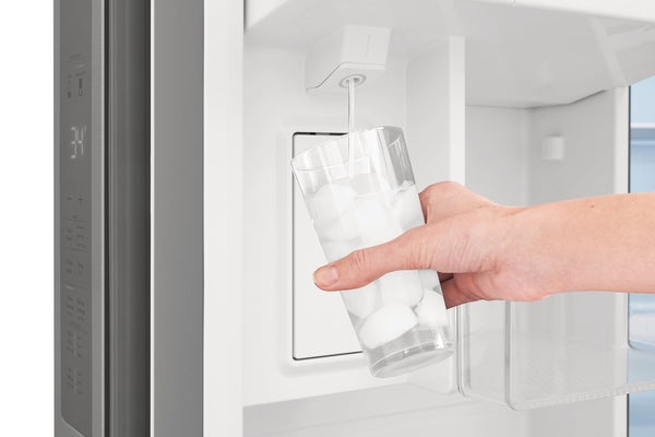 Frigidaire Gallery Counter-Depth 23.3-cu ft 3 -Door French Door Refrigerator with Ice Maker with Water Dispenser ( Fingerprint Resistant Stainless Steel ) ENERGY STAR Certified