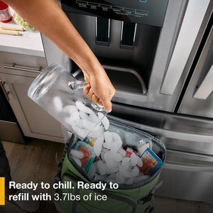 Whirlpool Standard-Depth 24.5-cu ft 4 -Door French Door Refrigerator with Ice Maker with Water and Ice Dispenser ( White ) ENERGY STAR Certified