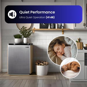 ConServ 2.6-cu ft Mini Fridge ( Stainless Steel ) Garage Ready