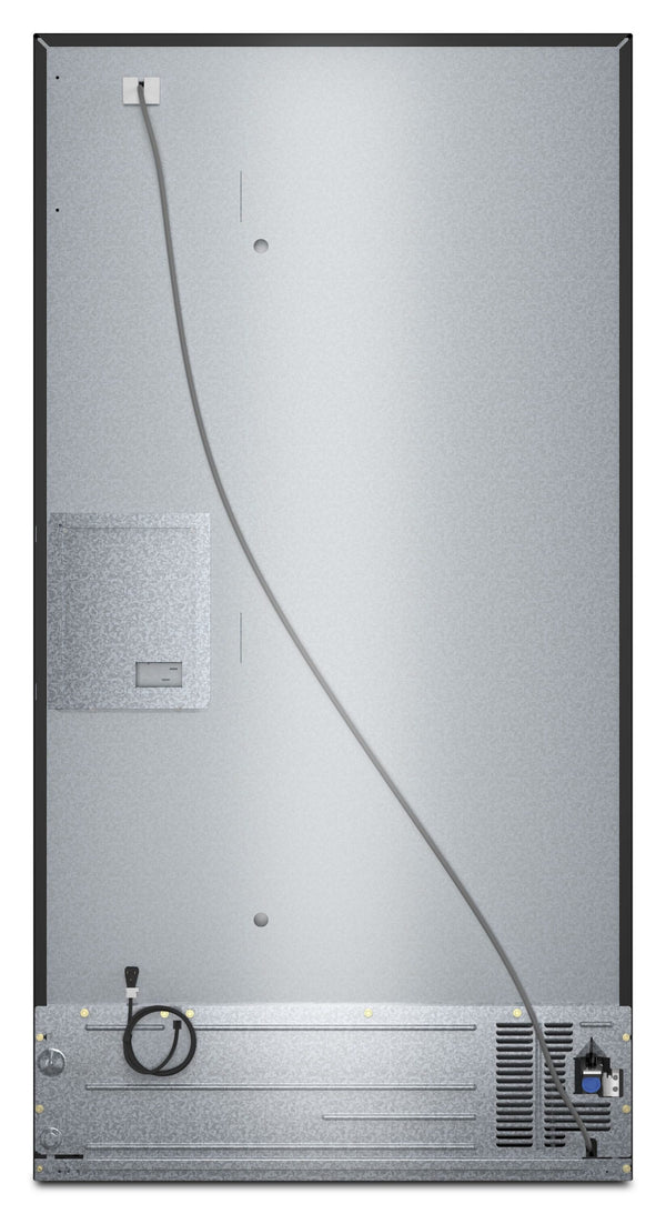 KitchenAid Standard-Depth 26.2-cu ft 4 -Door French Door Refrigerator with Water and Ice Dispenser ( Black Stainless )