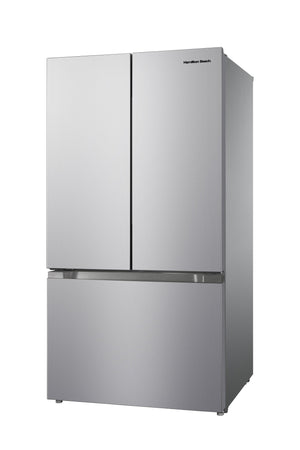Hamilton Beach Counter-Depth 20.3-cu ft 3 -Door French Door Refrigerator ( Stainless ) ENERGY STAR Certified