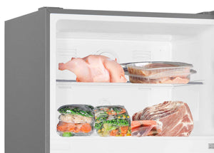 Impecca 17-cu ft Counter-Depth Top-Freezer Refrigerator Built-In ( Stainless Steel )