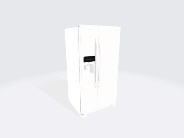 Amana 21.4-cu ft Side-by-Side Refrigerator with Ice Maker ,Water and Ice Dispenser ( White )