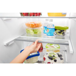 Whirlpool 24.5-cu ft Side-by-Side Refrigerator with Ice Maker ,Water and Ice Dispenser ( Fingerprint Resistant Black Stainless )