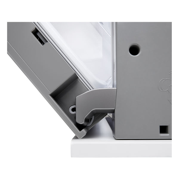 LG Counter-Depth Zero Clearance 23.7-cu ft 3 -Door Smart Compatible French Door Refrigerator with Dual Ice Maker with Water and Ice Dispenser ( PrintProof Stainless Steel ) ENERGY STAR Certified