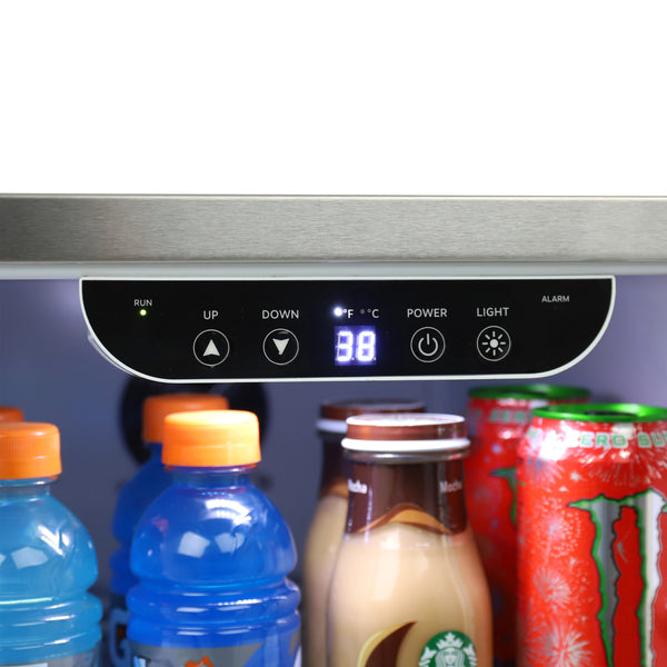 Avanti 2.9-cu ft Mini Fridge ( Stainless Steel ) Garage Ready