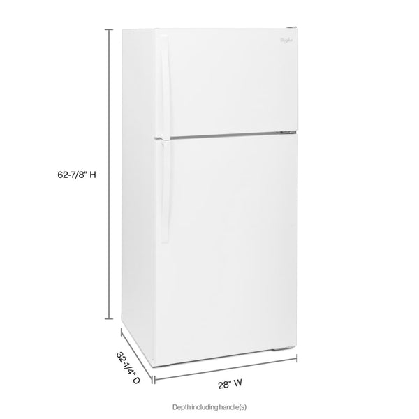 Whirlpool 14.3-cu ft Top-Freezer Refrigerator ( White )