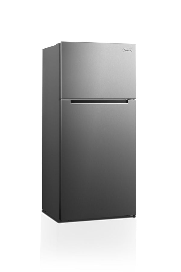 Impecca 17-cu ft Counter-Depth Top-Freezer Refrigerator Built-In ( Stainless Steel )