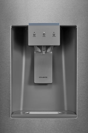 Kenmore Standard-Depth 28.6-cu ft 3 -Door French Door Refrigerator with Ice Maker with Water and Ice Dispenser ( Stainless steel ) ENERGY STAR Certified