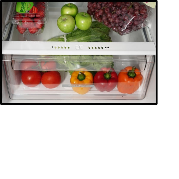 Premium Levella 11.6-cu ft Counter-Depth Top-Freezer Refrigerator ( Stainless steel )