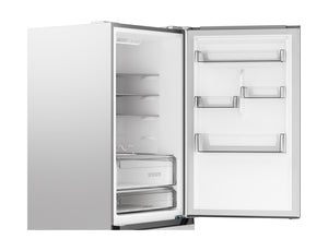 Sharp 11.5-cu ft Standard-Depth Bottom-Freezer Refrigerator Stainless Steel ) ENERGY STAR Certified
