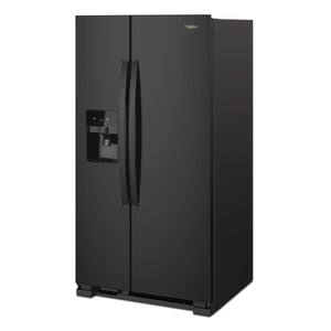 Whirlpool 25.1-cu ft Side-by-Side Refrigerator ( Black )