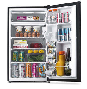 NewAir Mini Fridges 3.3-cu ft Mini Fridge with Freezer ( Black ) ENERGY STAR
