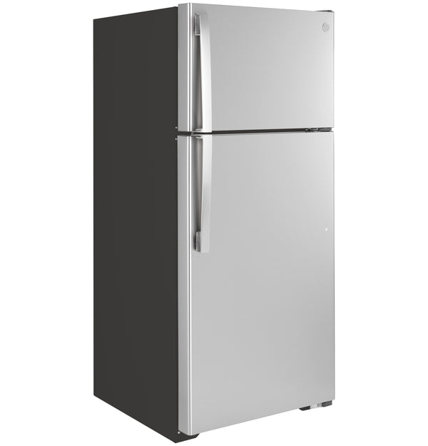 GE 16.6-cu ft Top-Freezer Refrigerator ( Stainless Steel ) ENERGY STAR Certified