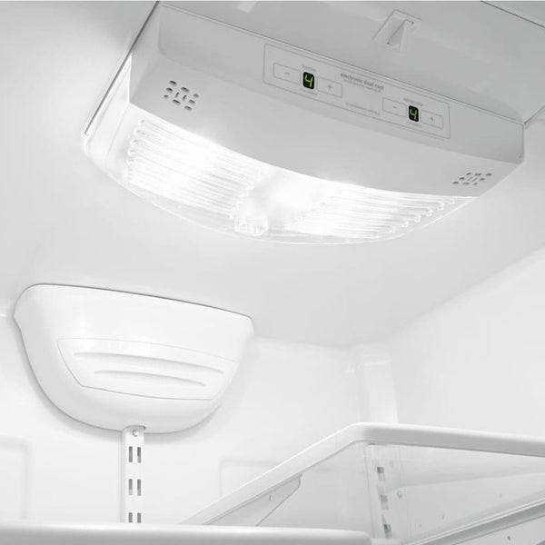 Whirlpool 18.7-cu ft Standard-Depth Bottom-Freezer Refrigerator with Ice Maker ( Black ) ENERGY STAR Certified