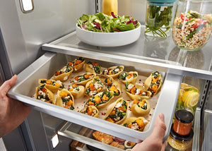 KitchenAid 29.4-cu ft Counter-Depth Side-by-Side Refrigerator Built-In ,Water and Ice Dispenser ( Stainless Steel )