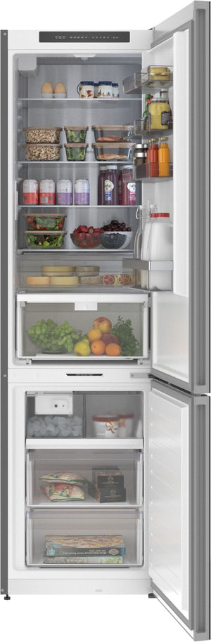 Bosch 800 Series 13-cu ft Counter-Depth Built-In Bottom-Freezer Refrigerator with Ice Maker ( Black ) ENERGY STAR Certified