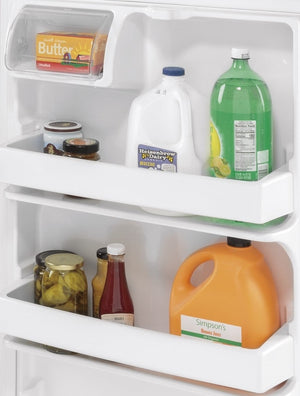GE 15.6-cu ft Top-Freezer Refrigerator ( White )
