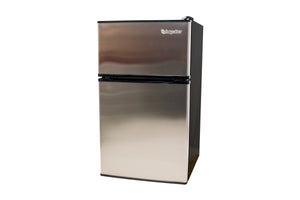 EdgeStar 3.1-cu ft Mini Fridge with Freezer ( Stainless Steel ) Garage Ready ENERGY STAR