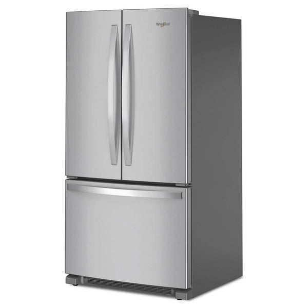 Whirlpool Standard-Depth 25.2-cu ft 3 -Door French Door Refrigerator with Ice Maker ( Stainless Steel ) ENERGY STAR Certified