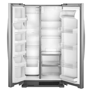 Whirlpool 25.1-cu ft Side-by-Side Refrigerator ( Stainless Steel )