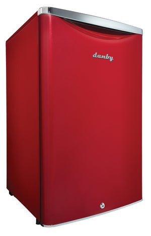 Danby 4.4-cu ft Mini Fridge ( Metallic Red ) ENERGY STAR