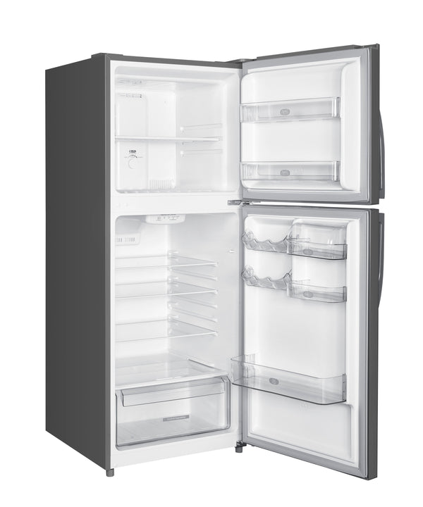 Premium Levella 10.0-cu ft Counter-Depth Top-Freezer Refrigerator ( Stainless steel )