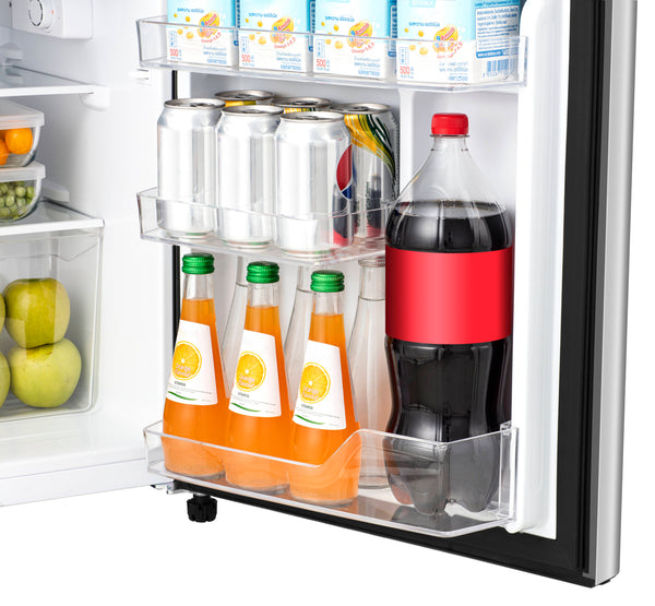 Hisense 3.1-cu ft Mini Fridge with Freezer ( Silver ) ENERGY STAR