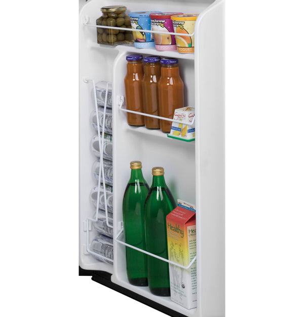 GE 4.4-cu ft Mini Fridge with Freezer ( CleanSteel ) ENERGY STAR