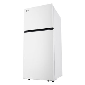 LG 17.5-cu ft Top-Freezer Refrigerator ( White ) Garage Ready ENERGY STAR Certified