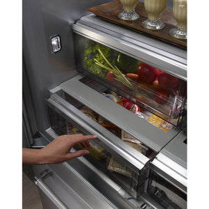 KitchenAid Standard-Depth 24.2-cu ft 3 -Door Built-In French Door Refrigerator with Ice Maker ( Stainless steel ) ENERGY STAR Certified