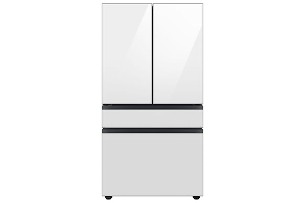 Samsung Bespoke 22.8-cu ft 4-Door Counter-Depth Refrigerator with Beverage Center (4 Panels Sold Seperately)