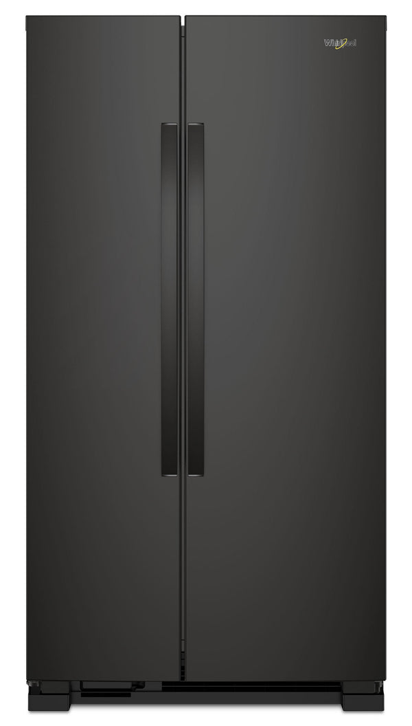 Whirlpool 25.1-cu ft Side-by-Side Refrigerator ( Black )