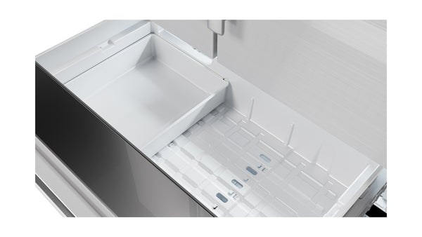 Sharp Counter-Depth 22.5-cu ft 4 -Door French Door Refrigerator with Ice Maker ( Stainless steel ) ENERGY STAR Certified