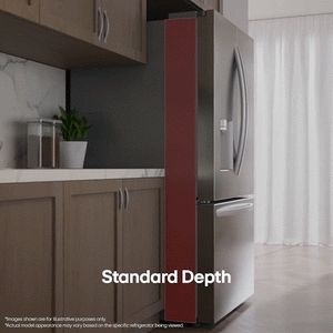 LG Counter-Depth MAX 25.5-cu ft 3 -Door Smart Compatible French Door Refrigerator with Dual Ice Maker with Water and Ice Dispenser ( PrintProof Stainless Steel ) ENERGY STAR Certified