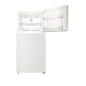 Midea Fingerprint Resistant 20.5-cu ft Top-Freezer Refrigerator ( White ) Garage Ready ENERGY STAR Certified