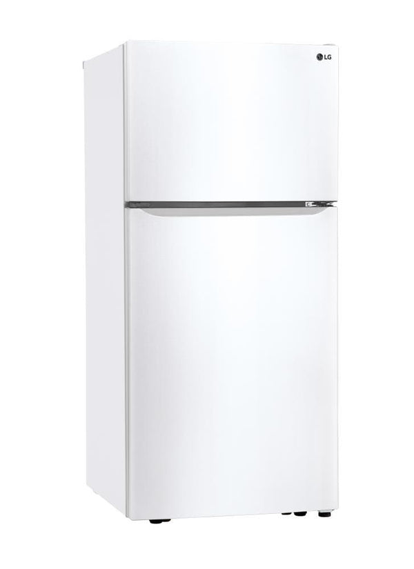 LG 20.2-cu ft Top-Freezer Refrigerator ( White ) ENERGY STAR Certified