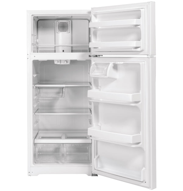 GE 16.6-cu ft Top-Freezer Refrigerator ( White )