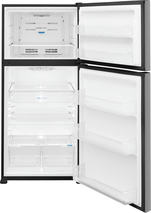 Frigidaire 20-cu ft Top-Freezer Refrigerator ( Stainless Steel ) Garage Ready ENERGY STAR Certified