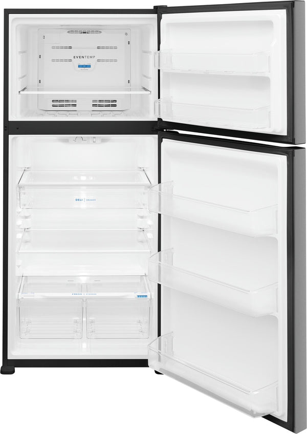 Frigidaire 20-cu ft Top-Freezer Refrigerator ( Stainless Steel ) Garage Ready ENERGY STAR Certified