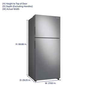 Samsung Garage Ready 15.6-cu ft Counter-Depth Top-Freezer Refrigerator ( Stainless Steel ) Garage Ready ENERGY STAR Certified