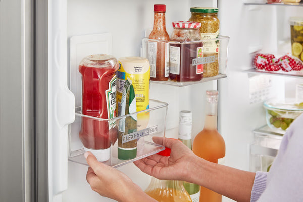 Whirlpool Garage-Ready 12.9-cu ft Counter-Depth Bottom-Freezer Refrigerator Ice Maker Optional (sold separately) ( Fingerprint Resistant Stainless Finish ) Garage Ready ENERGY STAR Certified