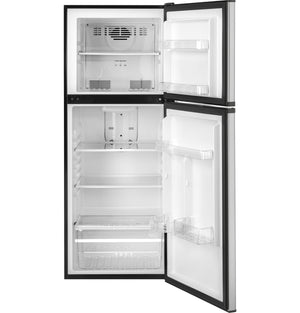 Hotpoint 9.7-cu ft Counter-Depth Top-Freezer Refrigerator ( Stainless steel )