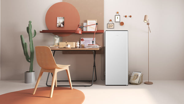 Hisense 5.9-cu ft Mini Fridge with Freezer ( Silver ) ENERGY STAR