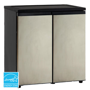 Avanti 5.5-cu ft Mini Fridge with Freezer ( Stainless Steel ) ENERGY STAR
