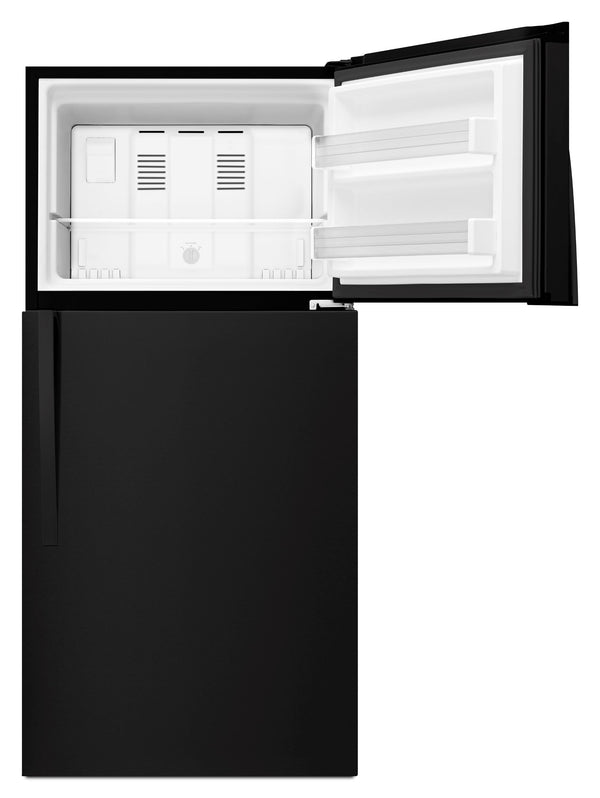 Whirlpool 19.1-cu ft Top-Freezer Refrigerator ( Black )
